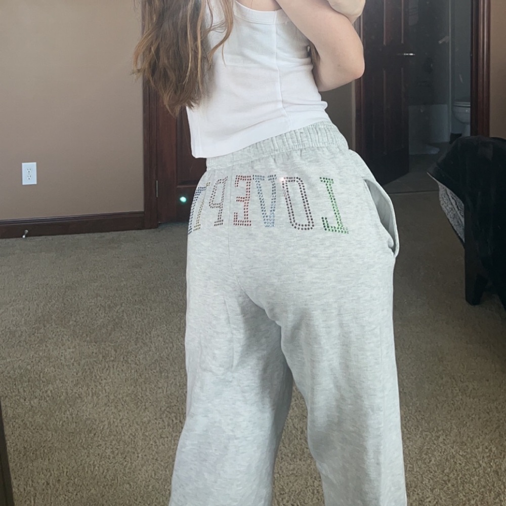 VS Pink Bedazzled Sweats